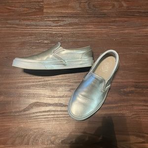 Vans Classic Slip On Silver